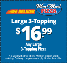 Coupons - Mm! Mm! Pizza